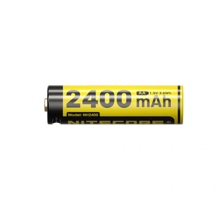 Nitecore - NH2400 Oplaadbare AA batterij met USB-C Poort - 4 stuks - Afbeelding 2