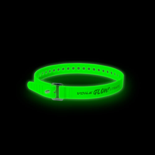 Voile straps Glow - Aluminium Buckle - glow in the dark
