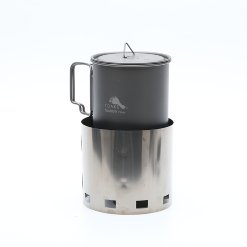 TOAKS - Windscreen Stand + Spiritusbrander + 750ml Pot - combo