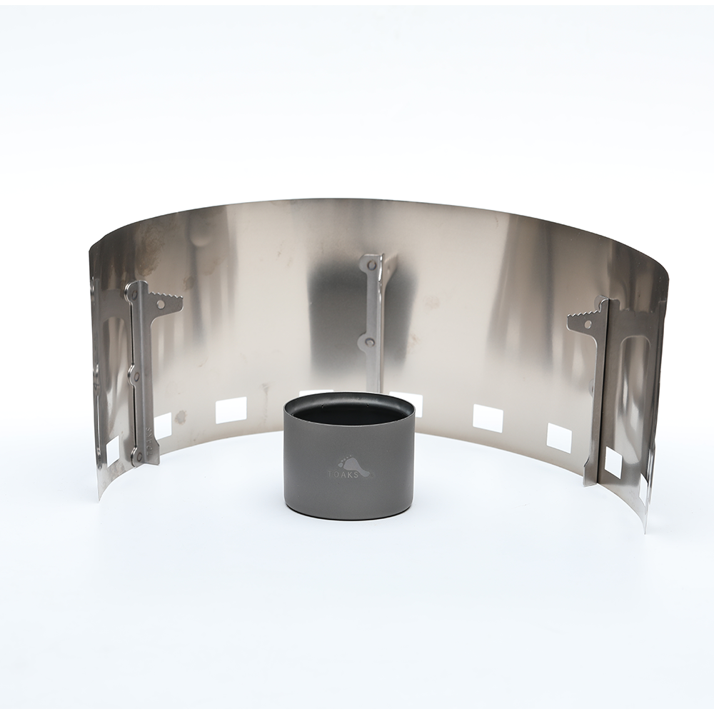 TOAKS - Windscreen Stand + Spiritusbrander + 750ml Pot - combo - Afbeelding 2