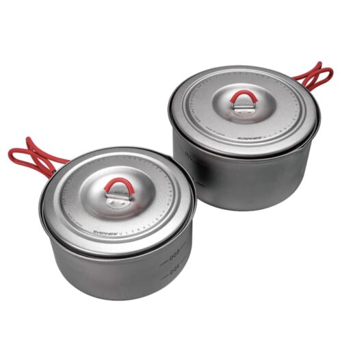 Evernew - Ti U.L. Pot 900 + 1300 - titanium pannenset