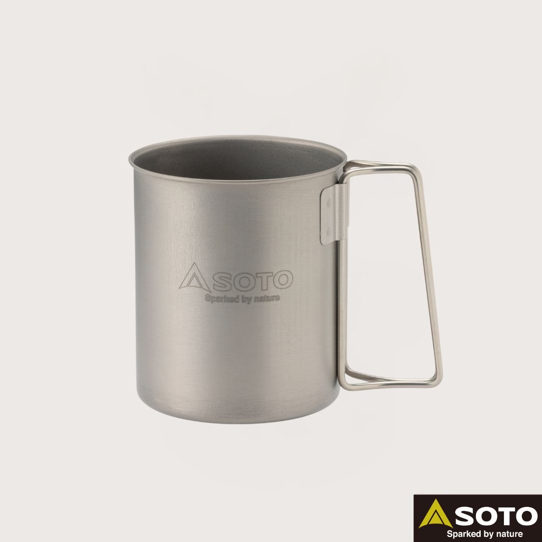 Soto - Titanium Mug 450 - titanium beker - Afbeelding 3