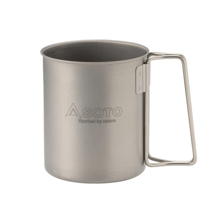 Soto - Titanium Mug 450 - titanium beker