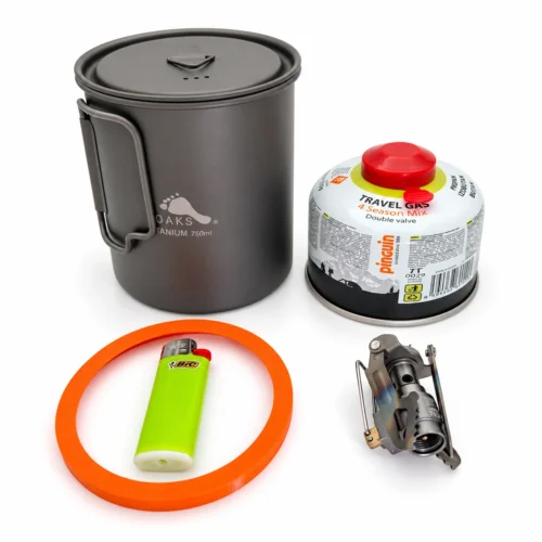750ml gas cook kit bundle - Toaks BRS
